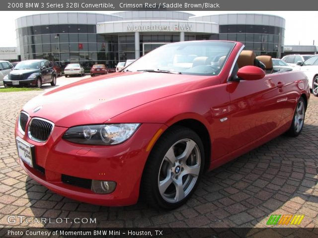 2008 BMW 3 Series 328i Convertible in Crimson Red