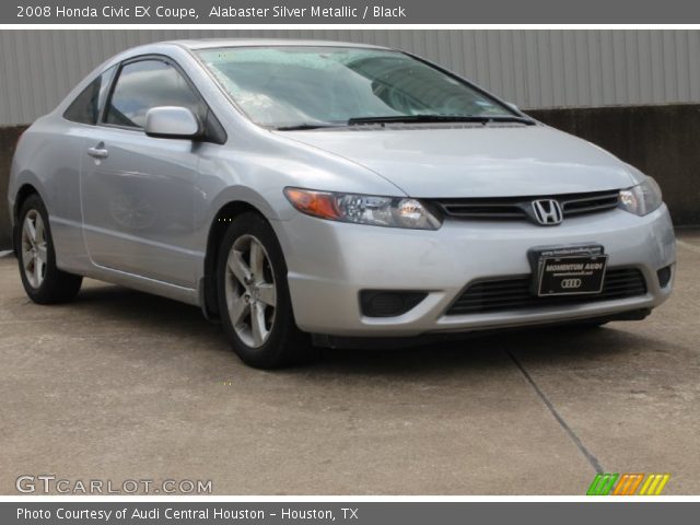 2008 Honda Civic EX Coupe in Alabaster Silver Metallic