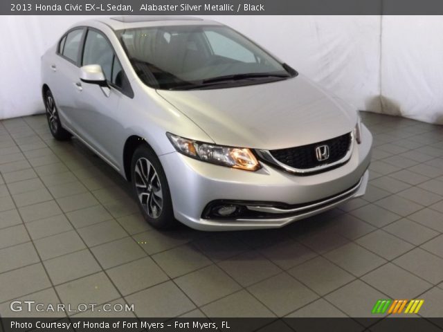 2013 Honda Civic EX-L Sedan in Alabaster Silver Metallic