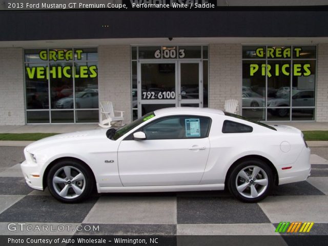 2013 Ford Mustang GT Premium Coupe in Performance White