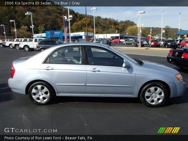 2006 Kia Spectra EX Sedan in Ice Blue
