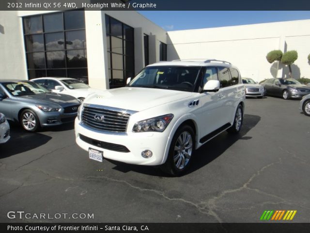 2012 Infiniti QX 56 4WD in Moonlight White