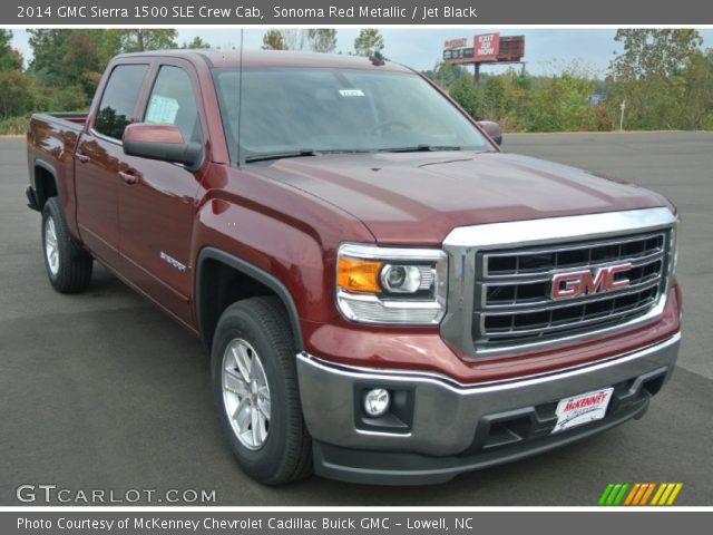 2014 GMC Sierra 1500 SLE Crew Cab in Sonoma Red Metallic