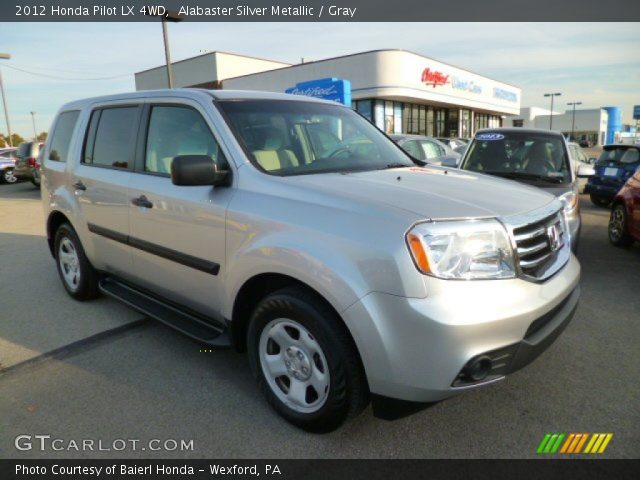 2012 Honda Pilot LX 4WD in Alabaster Silver Metallic