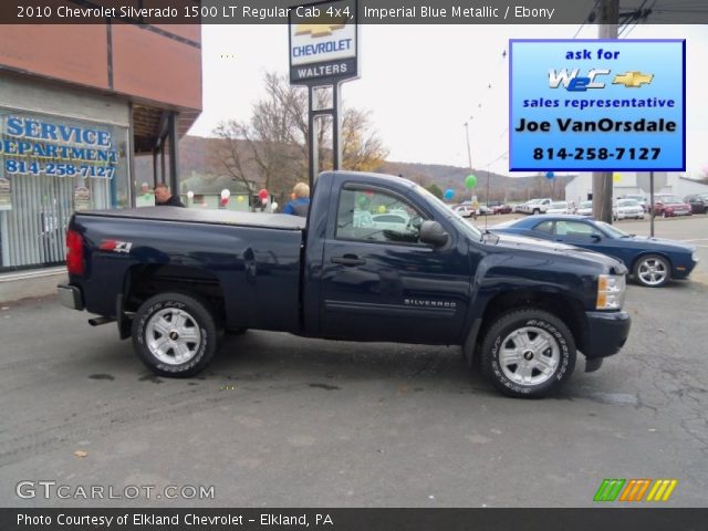 2010 Chevrolet Silverado 1500 LT Regular Cab 4x4 in Imperial Blue Metallic