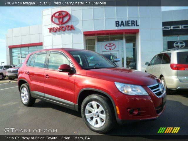 2009 Volkswagen Tiguan S in Wild Cherry Metallic