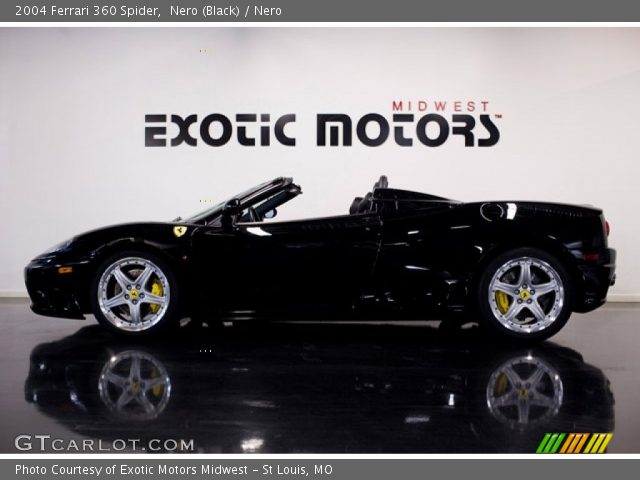 2004 Ferrari 360 Spider in Nero (Black)