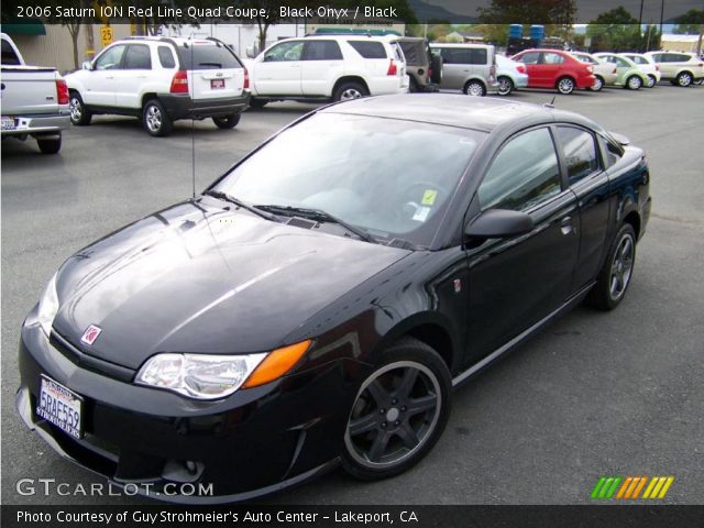2006 Saturn ION Red Line Quad Coupe in Black Onyx
