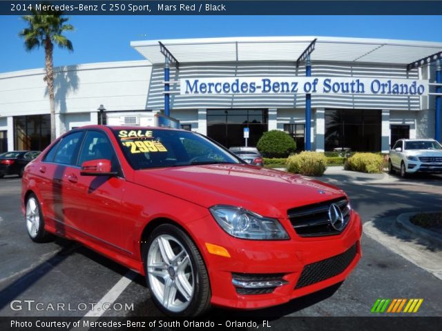 2014 Mercedes-Benz C 250 Sport in Mars Red