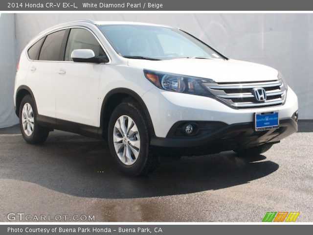 2014 Honda CR-V EX-L in White Diamond Pearl