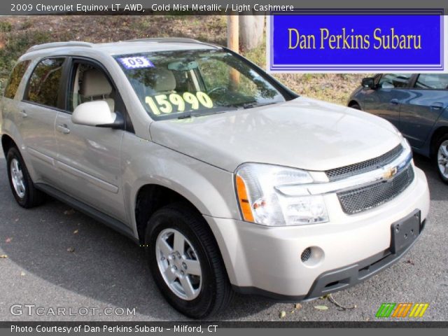 2009 Chevrolet Equinox LT AWD in Gold Mist Metallic