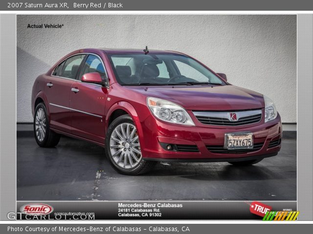 2007 Saturn Aura XR in Berry Red