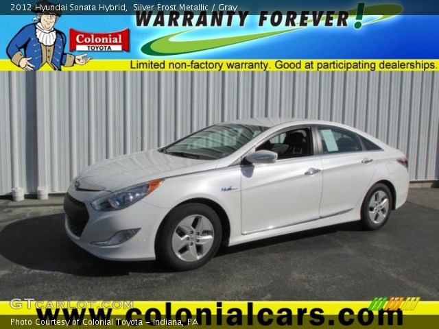 2012 Hyundai Sonata Hybrid in Silver Frost Metallic