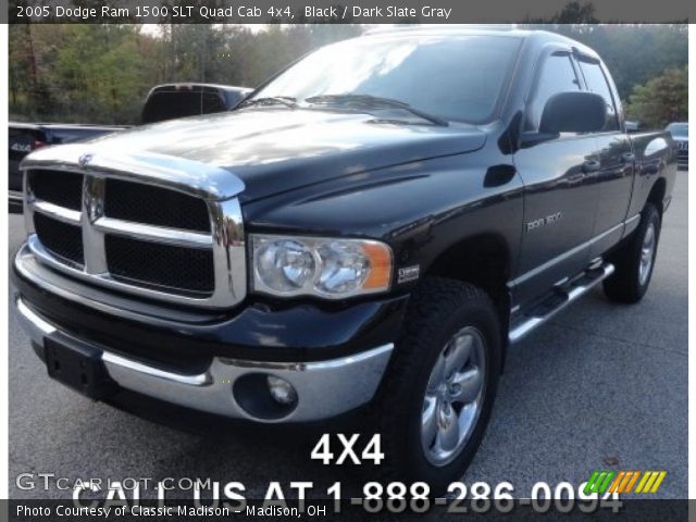 2005 Dodge Ram 1500 SLT Quad Cab 4x4 in Black