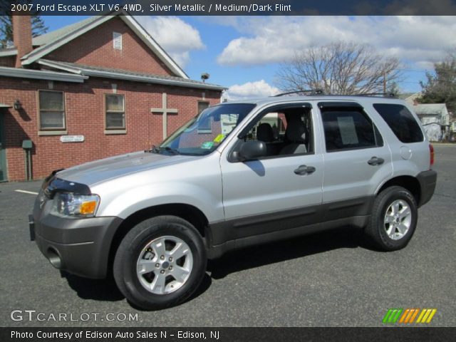 2007 Ford Escape XLT V6 4WD in Silver Metallic