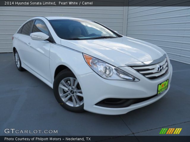 2014 Hyundai Sonata Limited in Pearl White