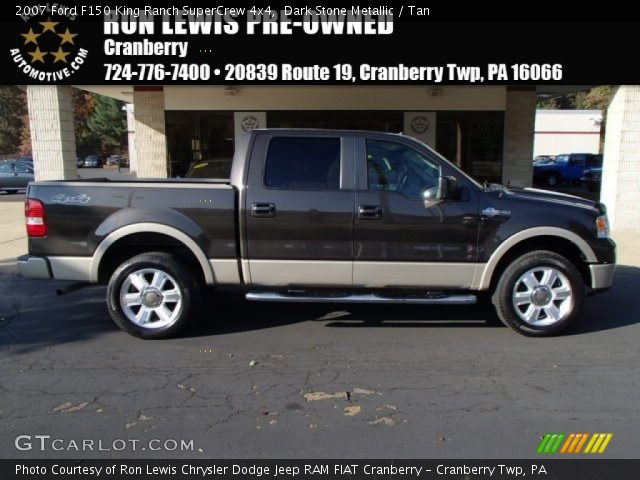 2007 Ford F150 King Ranch SuperCrew 4x4 in Dark Stone Metallic