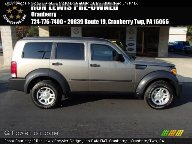 2007 Dodge Nitro SXT 4x4 in Light Khaki Metallic