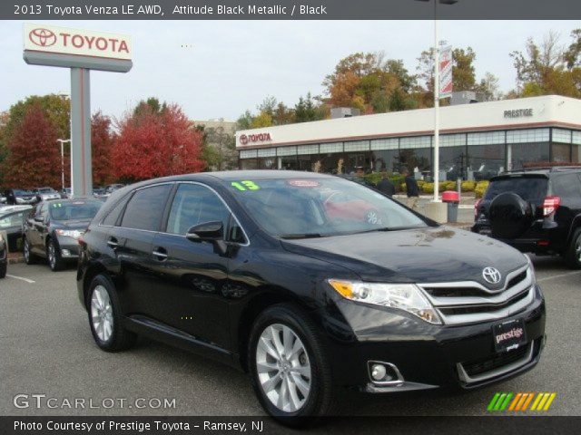 2013 Toyota Venza LE AWD in Attitude Black Metallic