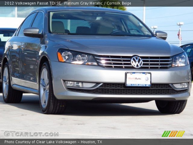 2012 Volkswagen Passat TDI SE in Platinum Gray Metallic