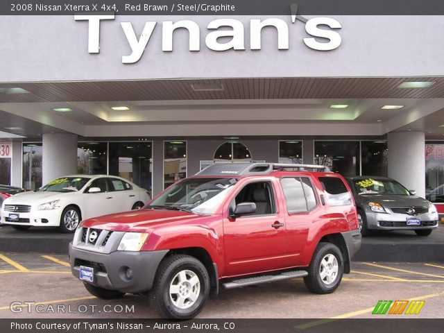 2008 Nissan Xterra X 4x4 in Red Brawn