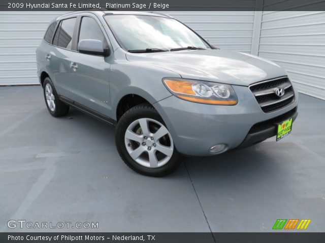 2009 Hyundai Santa Fe Limited in Platinum Sage