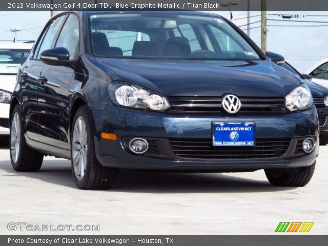 2013 Volkswagen Golf 4 Door TDI in Blue Graphite Metallic
