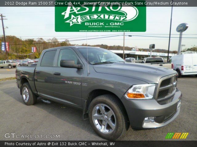 2012 Dodge Ram 1500 ST Crew Cab 4x4 in Mineral Gray Metallic