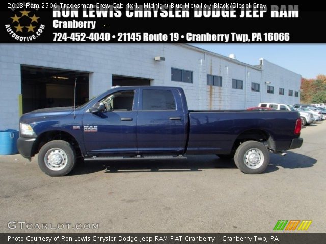 2013 Ram 2500 Tradesman Crew Cab 4x4 in Midnight Blue Metallic