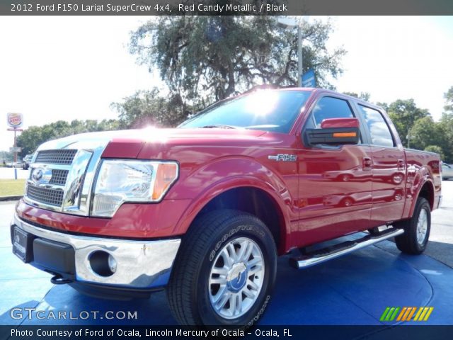 2012 Ford F150 Lariat SuperCrew 4x4 in Red Candy Metallic