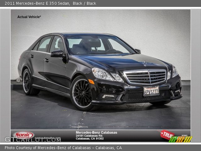 2011 Mercedes-Benz E 350 Sedan in Black