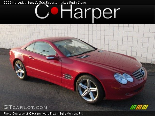2006 Mercedes-Benz SL 500 Roadster in Mars Red