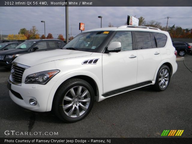 2012 Infiniti QX 56 4WD in Moonlight White