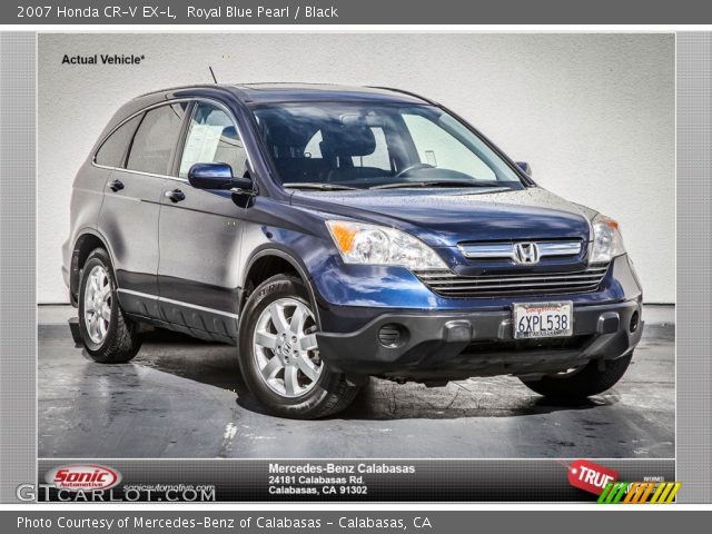 2007 Honda CR-V EX-L in Royal Blue Pearl