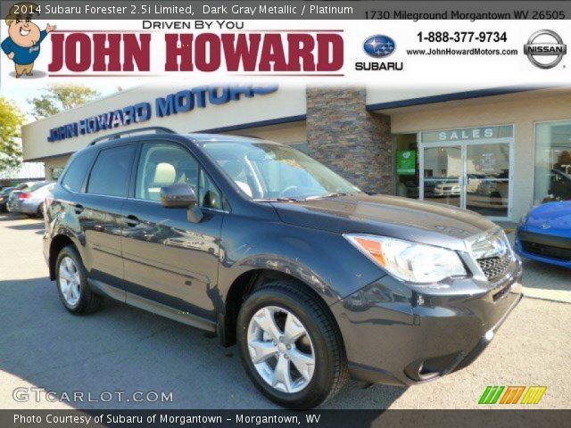 2014 Subaru Forester 2.5i Limited in Dark Gray Metallic