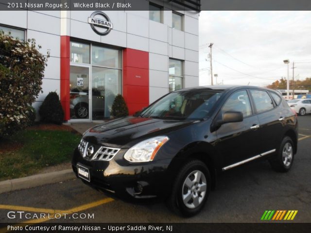2011 Nissan Rogue S in Wicked Black