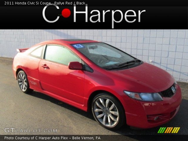 2011 Honda Civic Si Coupe in Rallye Red