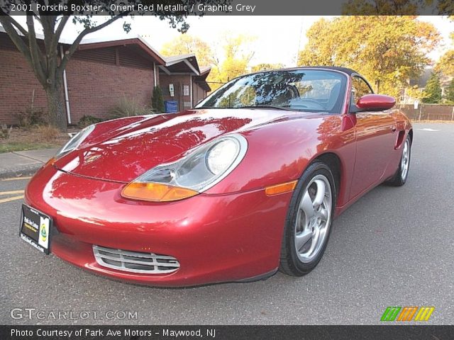2001 Porsche Boxster  in Orient Red Metallic