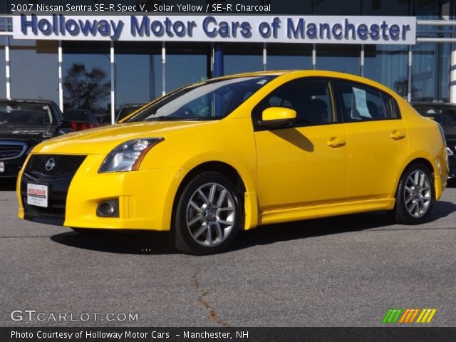 2007 Nissan Sentra SE-R Spec V in Solar Yellow