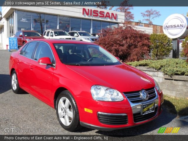 2009 Volkswagen Jetta SE Sedan in Salsa Red