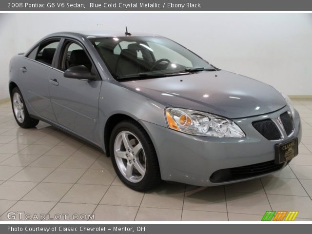 2008 Pontiac G6 V6 Sedan in Blue Gold Crystal Metallic