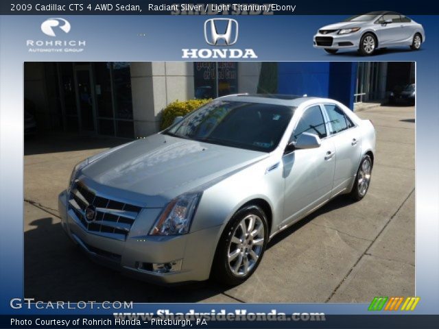 2009 Cadillac CTS 4 AWD Sedan in Radiant Silver