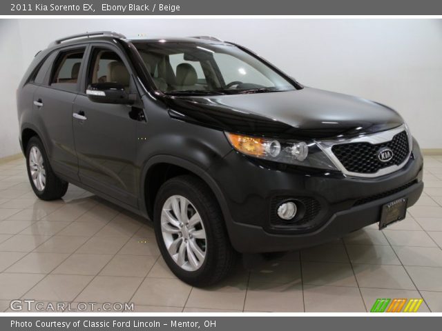 2011 Kia Sorento EX in Ebony Black