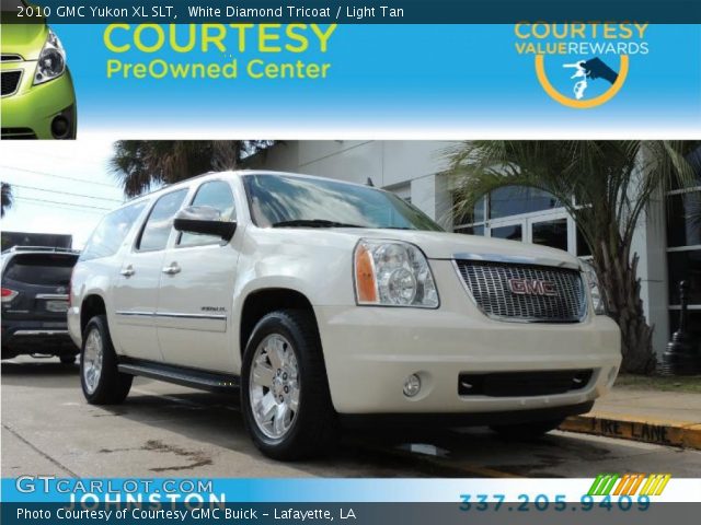 2010 GMC Yukon XL SLT in White Diamond Tricoat