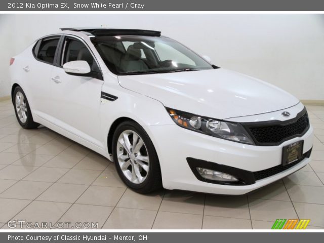 2012 Kia Optima EX in Snow White Pearl