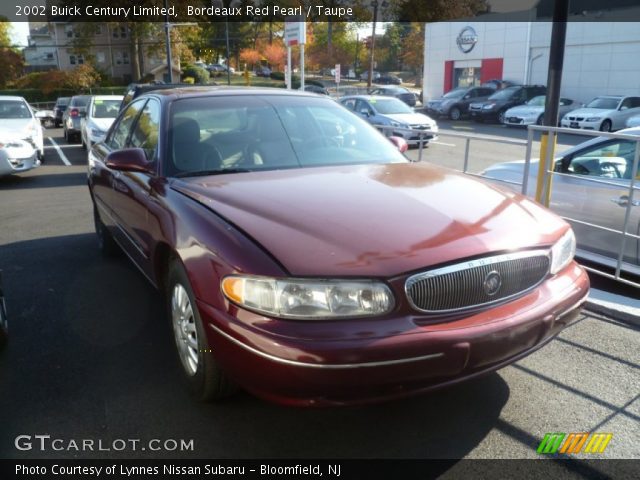 2002 Buick Century Limited in Bordeaux Red Pearl