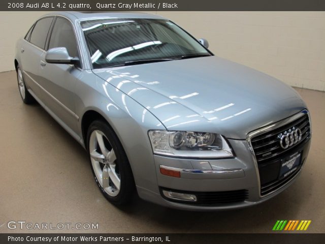 2008 Audi A8 L 4.2 quattro in Quartz Gray Metallic