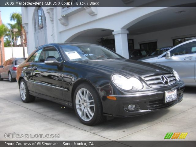 2009 Mercedes-Benz CLK 350 Coupe in Black