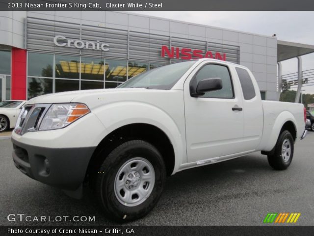 2013 Nissan Frontier S King Cab in Glacier White