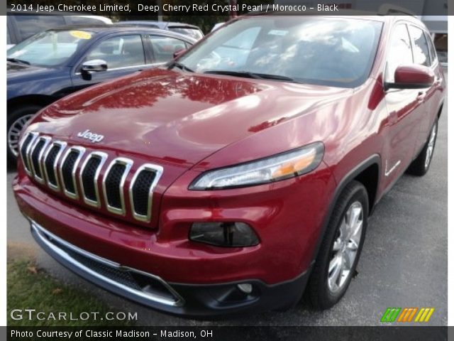 2014 Jeep Cherokee Limited in Deep Cherry Red Crystal Pearl